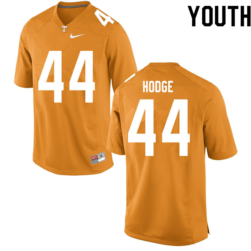 Youth #44 Tee Hodge Tennessee Volunteers College Football Jerseys Sale-Orange - Click Image to Close